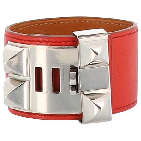 hermes armband oranje|hermes leather bracelets.